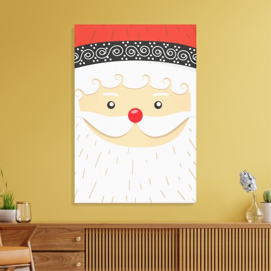 Santa Claus Canvas Afdruk (Insitu (Woonkamer))