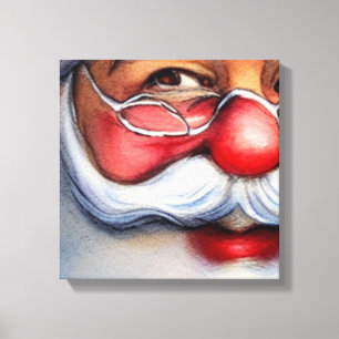 Santa Claus Canvas Afdruk