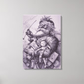 Santa Claus Canvas Afdruk (Voorkant)