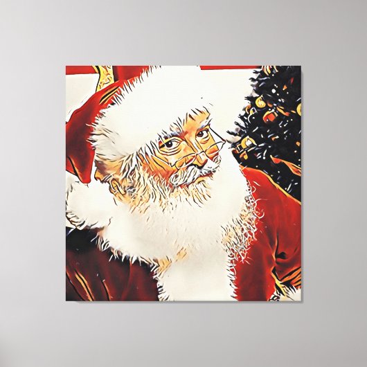 Santa Claus - Canvas Afdruk (Voorkant)