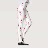 santa claus cartoon blije kerst leggings (Rechts)