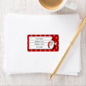 Santa Claus Cartoon Etiket (Insitu)