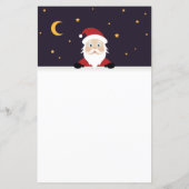 Santa Claus cartoon Xmas avond (Achterkant)