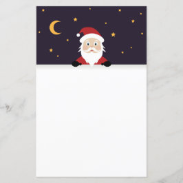 Santa Claus cartoon Xmas avond