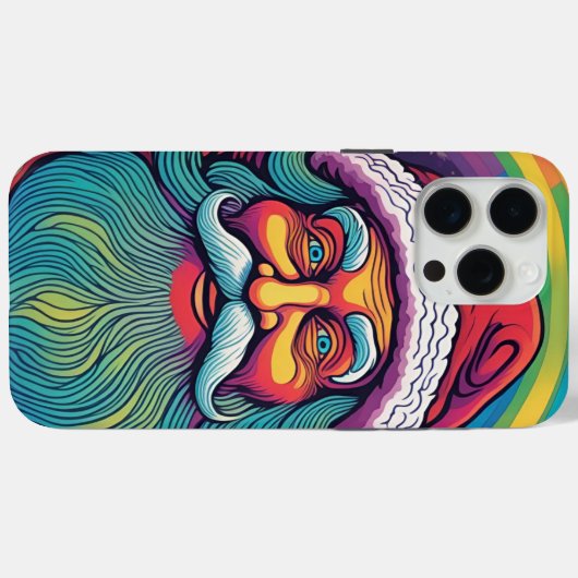 Santa Claus Case-Mate iPhone Case (Achterkant (horizontaal))