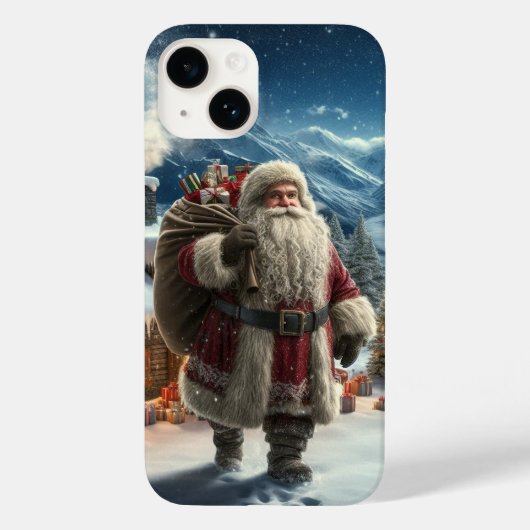 Santa Claus Case-Mate iPhone Case (Achterkant)