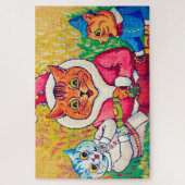 Santa Claus Cat, Louis Wain Legpuzzel (Verticaal)