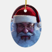 Santa Claus Ceramic Ornament (Voorkant)