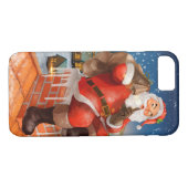 Santa Claus Chimney Delivery Case-Mate iPhone Case (Achterkant (Horizontaal))
