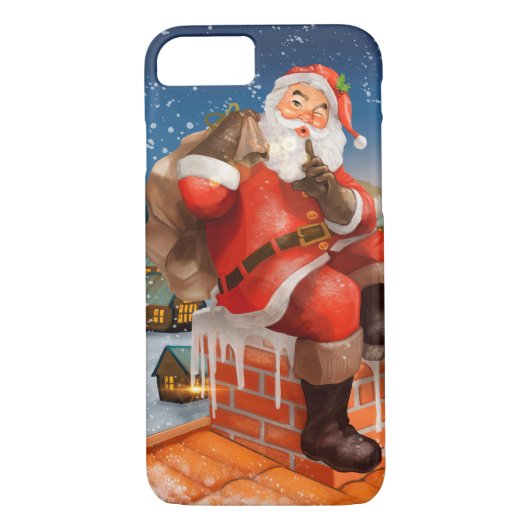 Santa Claus Chimney Delivery Case-Mate iPhone Case (Achterkant)