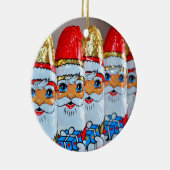 Santa Claus Chocolates Ornament Round (Rechts)