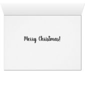 Santa Claus Chocolates-Wenskaart (Binenzijde Horizontaal (Onderkant))