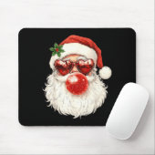 Santa Claus Christmas Blowing Bubble Gum And Sungl Muismat (Met muis)
