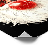 Santa Claus Christmas Blowing Bubble Gum And Sungl Poster (Hoek)