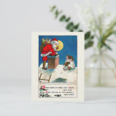  SANTA CLAUS CHRISTMAS BRIEFKAART (Staand voorkant)