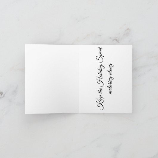 Santa Claus Christmas Card 2 Kaart (Binnen)