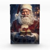 Santa Claus Christmas Card Fotoblokken (Voorkant)