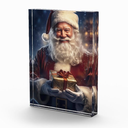 Santa Claus Christmas Card Fotoblokken (Rechts)