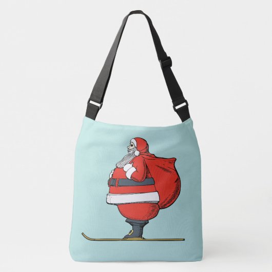 SANTA CLAUS CHRISTMAS CROSS BODY BAG PURY CROSSBODY TAS (Voorkant)