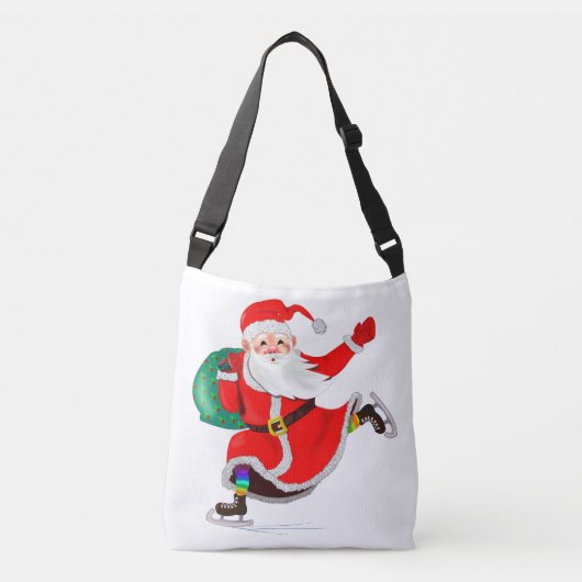 Santa Claus Christmas Crossbody Bag Tas (Voorkant)
