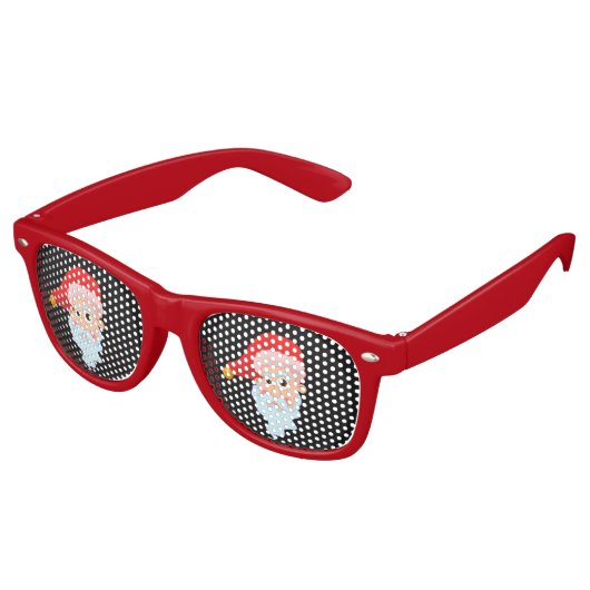 SANTA CLAUS CHRISTMAS FUN SUNGLASSES SHADES RETRO ZONNEBRIL (Gekanteld)