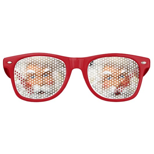 SANTA CLAUS CHRISTMAS FUN SUNGLASSES SHADES RETRO ZONNEBRIL (Voorkant)