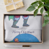 SANTA CLAUS , CHRISTMAS GIFT SACK EN TOYS TISSUEPAPIER (Geschenk)
