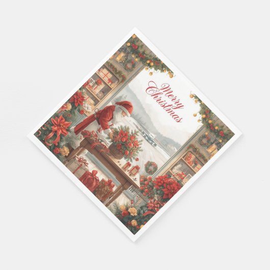 Santa Claus Christmas greeting from airport  Servet (Hoek)