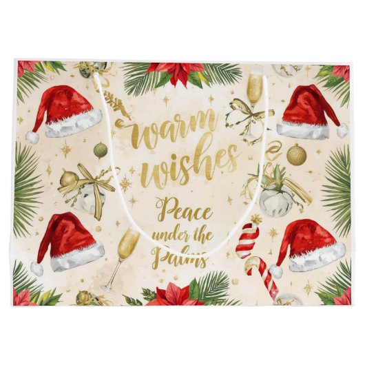 Santa Claus Christmas in Spa for Spa Lovers Groot Cadeauzakje (Achterkant)