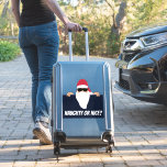 SANTA CLAUS CHRISTMAS LUGGAGE - CAR DECAL STICKER<br><div class="desc">SANTA CLAUS DECAL-STICKER</div>
