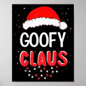 Santa Claus Christmas Matching Costume  Poster (Voorkant)