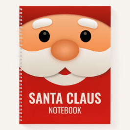 Santa Claus Christmas Notebook Cover Notitieboek