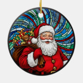 Santa Claus Christmas Ornament (Achterkant)