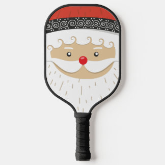 SANTA CLAUS CHRISTMAS PICKLEBALL PADDLES