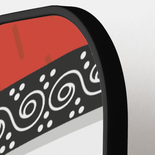 SANTA CLAUS CHRISTMAS PICKLEBALL PADDLES (Links Detail)