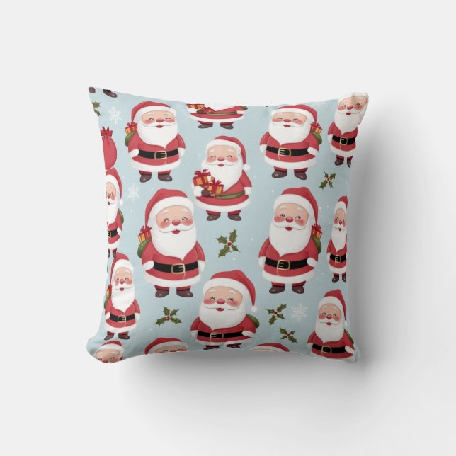 Santa Claus Christmas pillows Kussen (Voorkant)