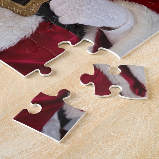 SANTA CLAUS CHRISTMAS PUZZLE LEGPUZZEL (Zijkant)