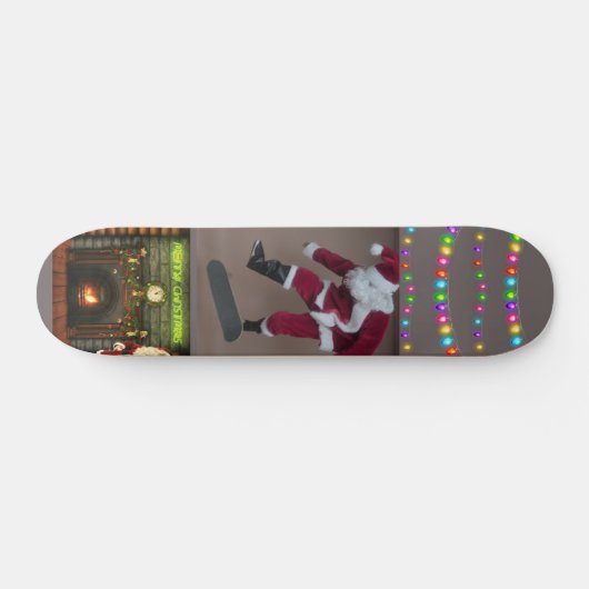 SANTA CLAUS CHRISTMAS SKATEBOARD DECK (Horizontaal)