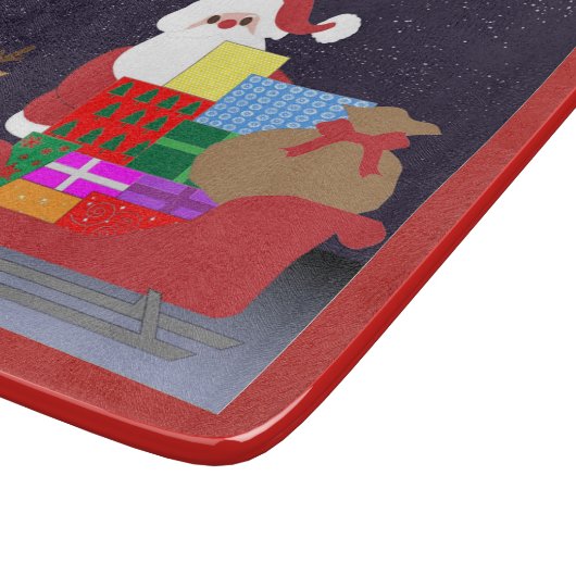 SANTA CLAUS CHRISTMAS SNIJPLANK (Hoek)