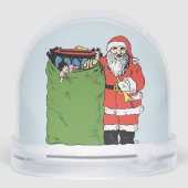 SANTA CLAUS CHRISTMAS SNOW GLOBES SNOW GLOBES SNEEUWBOL (Achterkant)