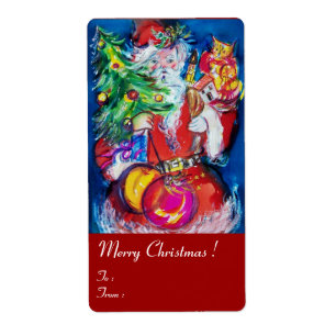 SANTA CLAUS, CHRISTMAS TREE TOYS AND GIFTS Red Etiket