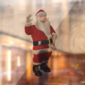 SANTA CLAUS CHRISTMAS WINDOW CLING RAAMSTICKER (Vel 2)