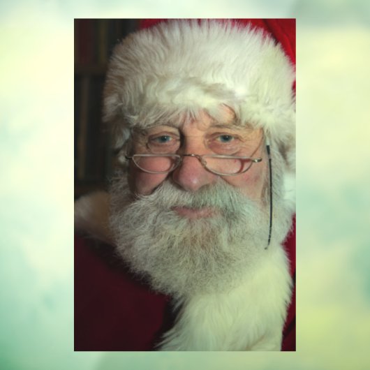 SANTA CLAUS CHRISTMAS WINDOW CLING RAAMSTICKER (Vel 3)