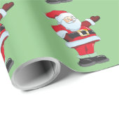 SANTA CLAUS CHRISTMAS WRAPPING PAPER CADEAUPAPIER (Rol Hoek)