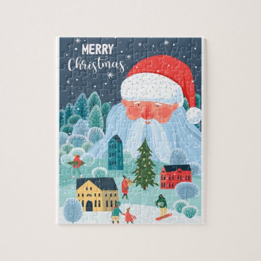 Santa Claus City Legpuzzel (Verticaal)