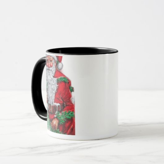 Santa Claus Classic Mug, 11 oz Mok (Voorkant links)
