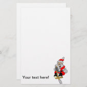 Santa Claus clipart Briefpapier (Voorkant / Achterkant)