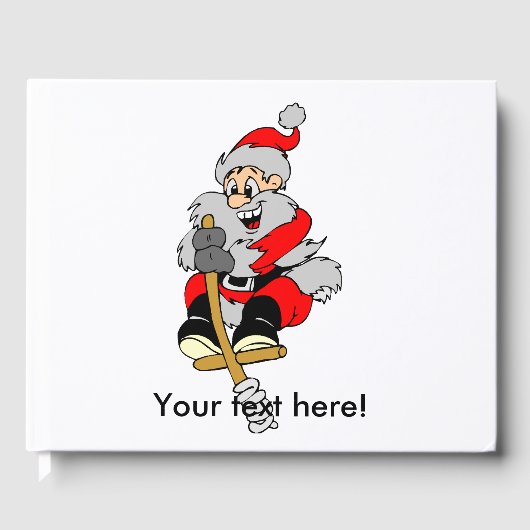 Santa Claus clipart Gastenboek (Voorkant)