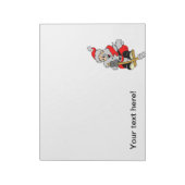 Santa Claus clipart Notitieblok (Linkerzijde)