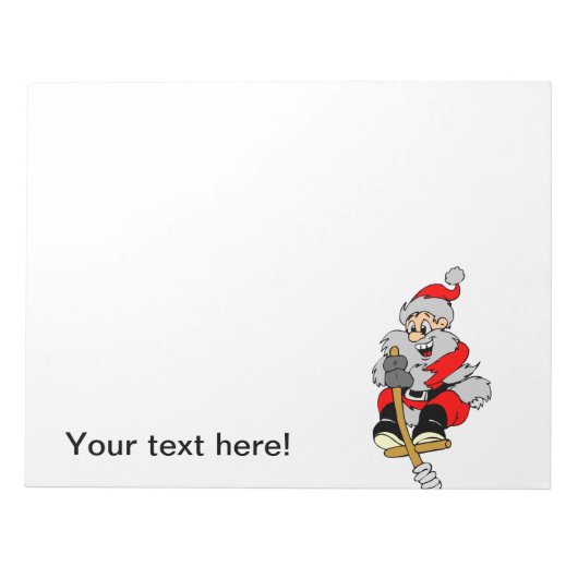 Santa Claus clipart Notitieblok (Voorkant)